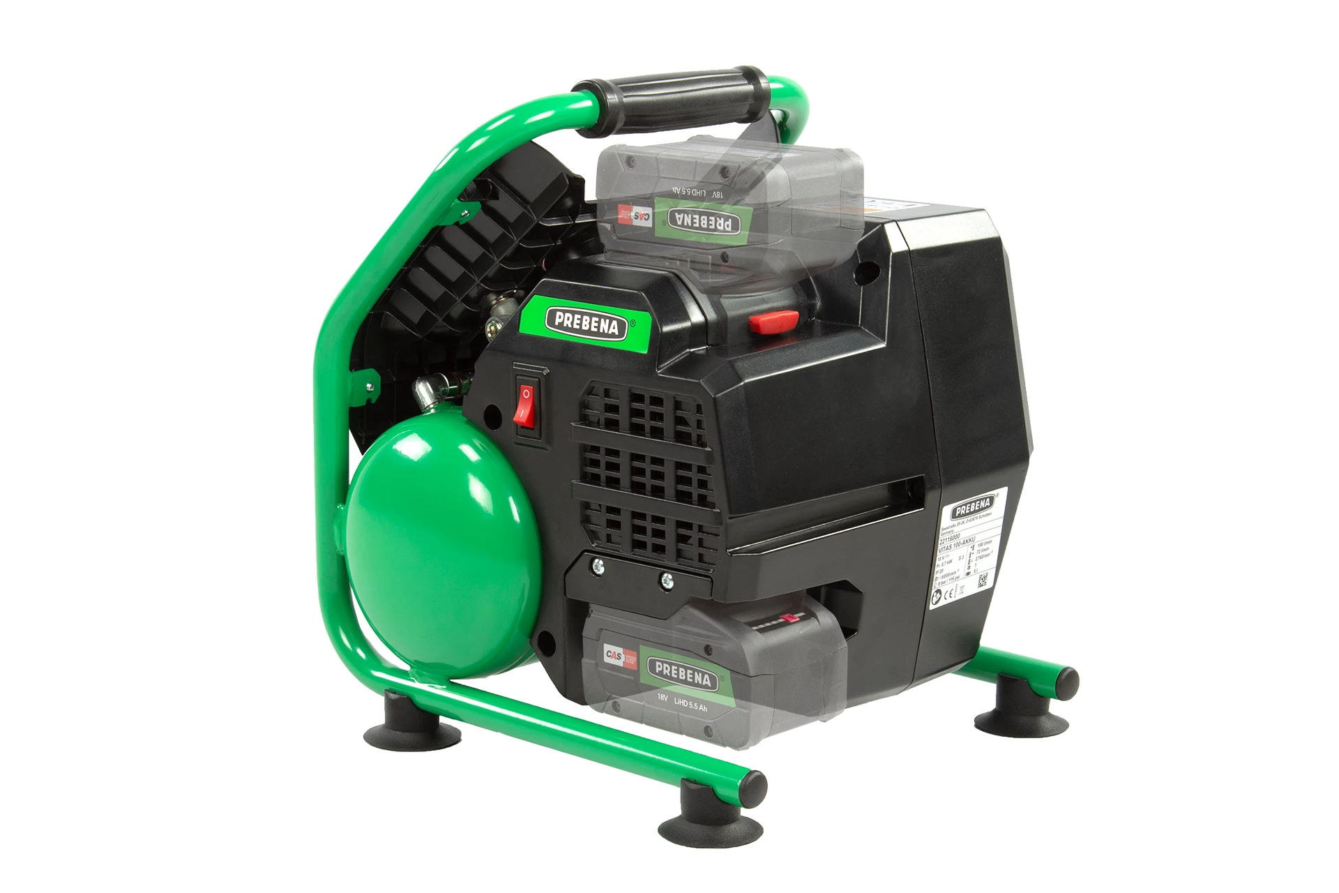 Prebena Akku Kompressor Vitas 100-Akku-Set 5 Prebena Akku Kompressor Vitas 100-Akku-Set – Bild 3