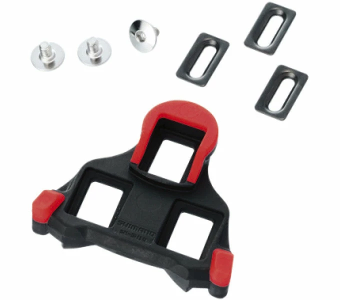 Shimano SPD-SL Schuhplatten, SM-SH10 (Rot), Fest 3 Shimano SPD-SL Schuhplatten, SM-SH10 (Rot), Fest